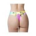 thumbnail image 2 of mememe FSM-23 Thong Comfortable Panties with Impressive Prints - Fresh Summer - Mix - Large, 2 of 7