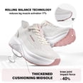thumbnail image 6 of Wide Toe Box Shoes Women Slip in Arch Support Slip on Sneakers for Running Walking Athletic Orthopedic Plantar Fasciitis Thick Cushion Zero Drop Sole Width Hands Free Shoes, 6 of 6