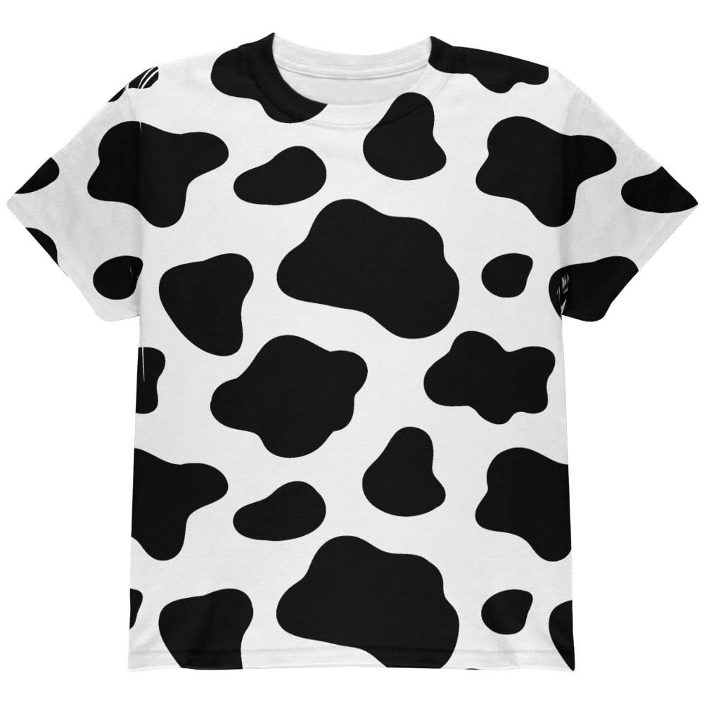 Cow Pattern Halloween Costume All Over Youth T Shirt - Walmart.com