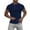 Navy, variant on Sngxgn Men's Golf Polo Shirts Tennis Shirt Short Sleeve Casual Work T-Shirt(Yellow,XXXXL)