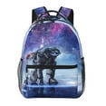 thumbnail image 6 of Haiem Astronauts Start Running Printed School Backpack,Casual Travel Lightweight Backpack,Durable Comfortable Multifunctional Backpack,Laptop Backpack, 6 of 6
