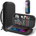 thumbnail image 1 of Switch Case for Nintendo Switch 2 (2025) with 2pcs Screen Protectors, Hard Shell Carry Case with Soft Lining, 10 Card Slots, Durable Ballistic Nylon, Soft Silicone Handle for Nintendo Switch2, 1 of 6