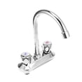 thumbnail image 1 of Grifo de cocina de agua fría y caliente, grifo giratorio para lavabo, mezclador de doble manija, 1 unidad, 1 of 6
