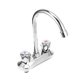 thumbnail image 1 of Grifo de cocina de agua fría y caliente, grifo giratorio para lavabo, mezclador de doble manija, 1 unidad, 1 of 6