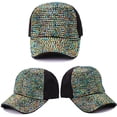 thumbnail image 2 of LINLIN Baseball Hat, Fashion Diamond Studded Baseball Cap Personality Rhinestone Cap Outdoor Sun Shade Cap for Men Women Peaked Cap Sports Cap, 2 of 6
