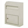 thumbnail image 1 of Qinaqin Steel Key Cerradura Mail Caja Outdoor | Locking cm de Anchoall Mount Mailbo x & Security Profundidadrop Collection para Parcels/Letters 12'' 4.5'' 15'' Blanco, 1 of 7