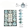thumbnail image 2 of Adorno de bolas navideñas: bolas navideñas irregulares irrompibles de 60 mm/30 mm (26 piezas), 2 of 5
