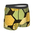 thumbnail image 3 of Disketp Bee Honey Men'S Boxer Briefs,Soft And Breathable Cotton Underwear With Comfortflex Waistband, 3 of 8