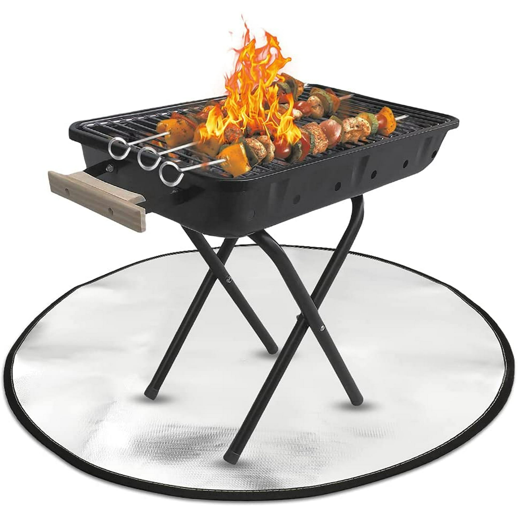 Lightweight Fire Pit Mat 32 Inch Round ,Outdoor Fire Pit Accessories