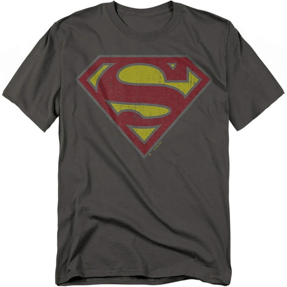 Superman - Logo T-Shirt Distressed Unisex Graphic Tee for Men & Women