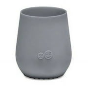 ezpz Tiny Cup Gray 100 Silicone Training Cup for Infants Designed by a Pediatric Feeding Specialist 4 Months