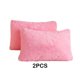 thumbnail image 3 of Monstrate Funda de cojín resistente a las arrugas de 2 piezas para mantener una apariencia nítida Fundas de cojín de almohada de fácil Juegos de cama rosa, 3 of 6