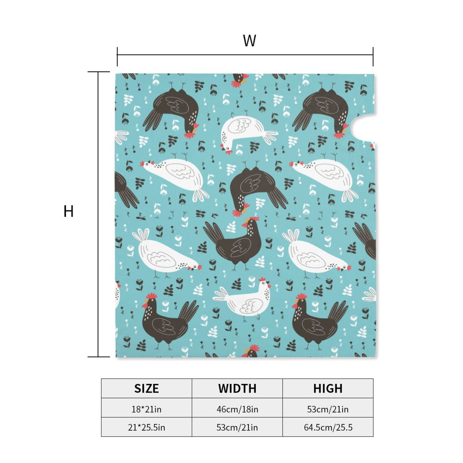 Xecao Lovely Roosters for Mailbox Cover with Magnetic Strips, Waterproof and Sunscreen, Adds a Decorative Touch to Your Garden Yard.