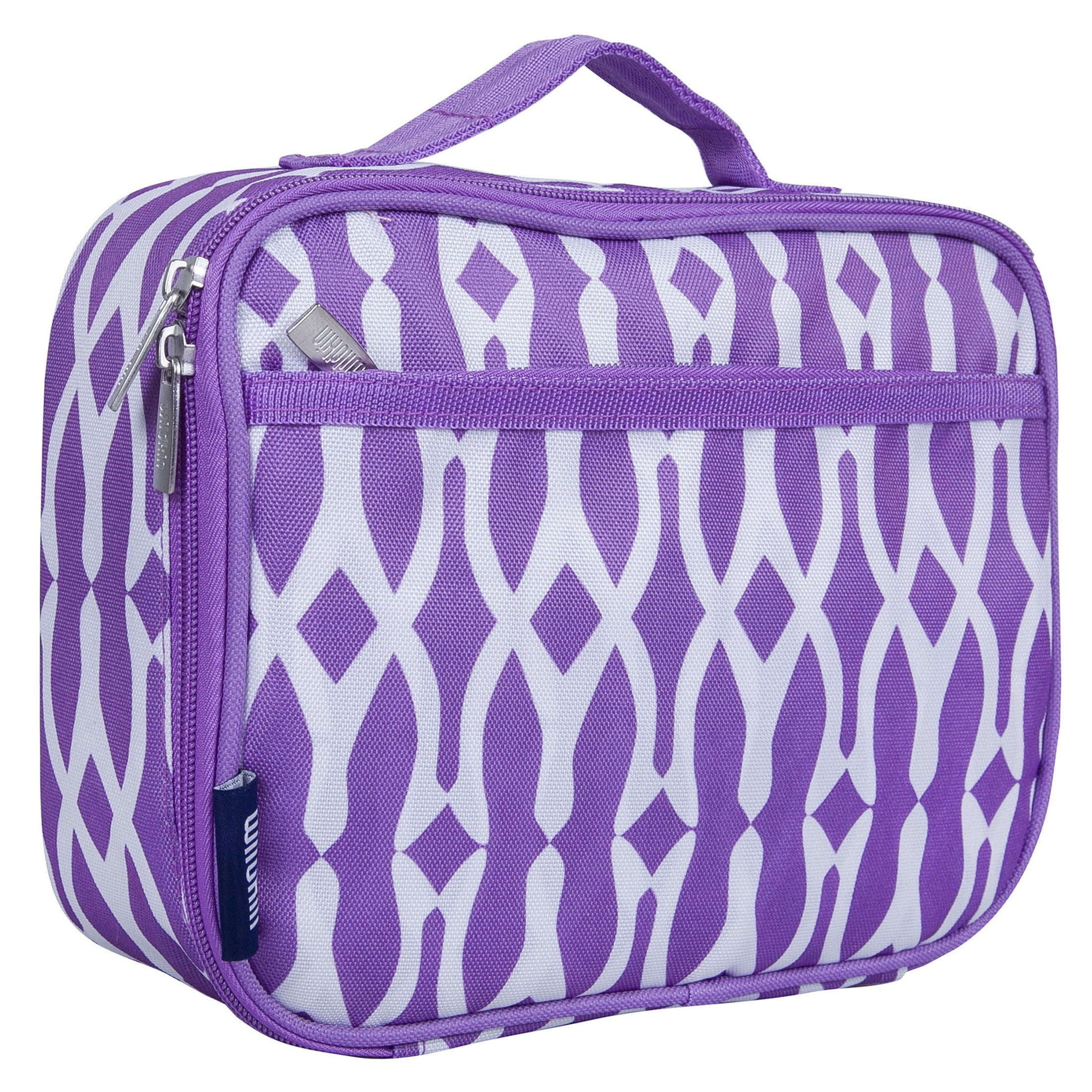 Wildkin Kids Insulated Lunch Box for Boy and Girls, BPA Free (Wishbone Purple)