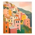 thumbnail image 6 of Yayeee Magnetic Dishwasher Cover for The Front Decoration Home Kitchen Machine Sticker Protector, Pink Cityscape Painting, 6 of 6