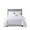 White/Grey, variant on Gracie Mills Mooney 500 Thread Count Embroidered Cotton Sateen Duvet Cover Set - GRACE-15349
