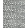 thumbnail image 2 of Rugs.com Lattice Trellis Collection Rug – 8' x 10' Gray Low-Pile Rug Perfect For Living Rooms, Large Dining Rooms, Open Floorplans, 2 of 9