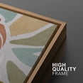 thumbnail image 4 of IDEA4WALL Framed Canvas Print Wall Art Set Tropical Monstera Leaf Colorful Collage Abstract Digital Art Decorative Bohemian Colorful Artwork for Living Room, Bedroom, Office - 24"x36"x2 Natural, 4 of 5