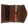 thumbnail image 5 of Womens Checkbook Wallet with ID Window and Snap Button Closure 3575 CF, 5 of 7