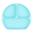 thumbnail image 2 of Bumkins Baby Silicone Grip Dish: Blue, 2 of 2