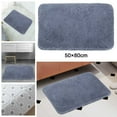 thumbnail image 2 of Bathroom Mat, Plush Thick And Soft Cut Pile Bathroom Mats Super Absorbent Stain Resistant Quick Dry, Machine Washable Home Decor, Non-Slip Washable Pet Rug for Bath Tub Shower, 31x19IN, 2 of 6