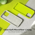 thumbnail image 5 of Designed for iPhone 15 Pro Max Case, Silicone Ultra Slim Shockproof Phone Case with [Soft Anti-Scratch Microfiber Lining], 6.7 inch, Stone, 5 of 11