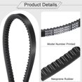 thumbnail image 3 of 4Pack AX30 EPDM V-Belt, Raw Edge Cogged V Belt, 32" Outer Circumference, 3 of 5