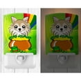 thumbnail image 2 of Caroline's Treasures BB1995CNL Chihuahua St. Patrick's Day Ceramic Night Light, 6x4x3", multicolor, 2 of 2