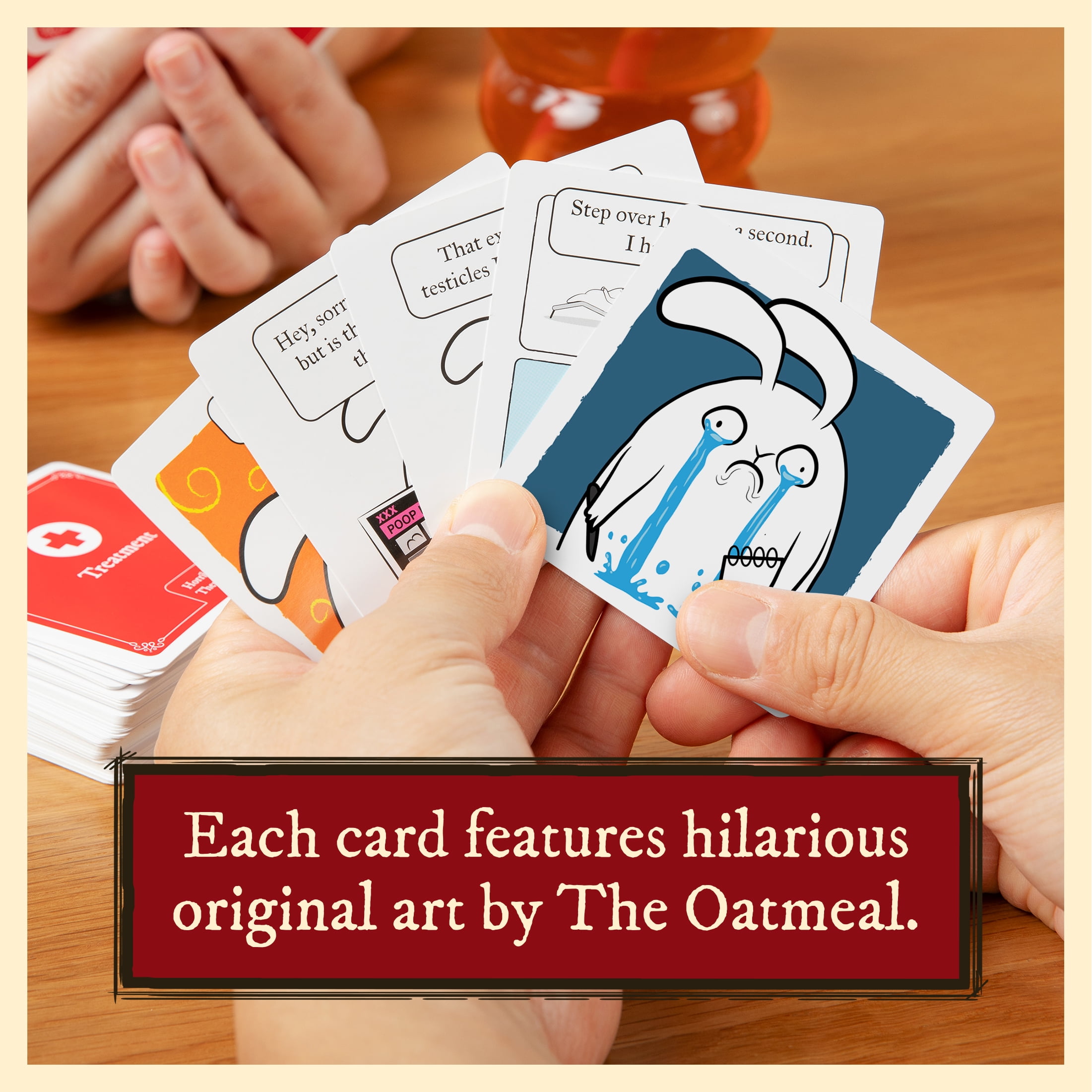 Horrible Therapist by Exploding Kittens: 3-8 Players - Ages 17+ - 15 Minutes to Play - Comic Building Card Game - Ideal for Party, Game Night