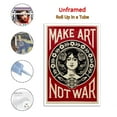 thumbnail image 2 of Shepard FAIREY Dit OBEY (1970) - Make Art Not War Print Photo Art Painting Canvas Poster Home Decorative Bedroom Modern Decor Posters Gifts 12x18inch(30x45cm), 2 of 6