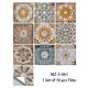 thumbnail image 3 of Juego de 10 piezas de azulejos de mármol crema esmerilado, adhesivos para pared, suelo, cocina, baño, renovación del hogar, papel tapiz antideslizante, calcomanías de pared beige, 3 of 5