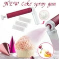 thumbnail image 2 of DJN Clearance Sale Bakeware Manual Spray Guns Cake Coloring Duster Baking Cake Spray Baking Tool Plastic Pink One Size, 2 of 8