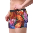 thumbnail image 2 of Pofeuu Colorful Butterfly Cluster Print Men’s Boxer Briefs, Moisture-Wicking Underwear, Regular,Trunk-Large, 2 of 5