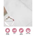 thumbnail image 6 of Pink Roses Kitchen Dish Towels for Drying Dishes Set of 4, Spring Horseshoes Floral Leaves Rustic Waffle Weave Microfiber Hand Tea Bathroom Towels Quick Dry & Absorbent Towel 12x12, 6 of 7
