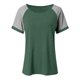 thumbnail image 3 of Camisas de Cuello de Tripulación de Manga Corta para las Mujeres Casual Cuello Redondo Top de Manga Corta Tejido Súper Suave para el Verano, 3 of 5