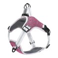 thumbnail image 1 of Correa para el pecho ajustable de tela Oxford para perros con chaleco reflectante tipo breakaway de Purple Pet Supplies., 1 of 5