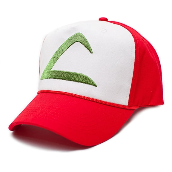 Posse Comitatus Pokemon Ash Ketchum Embroidered Unisex Adult Hat, Cotton, Red and White