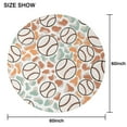 thumbnail image 6 of Colorful Camo Baseballs Pattern Round Tablecloth 60"x60",Wrinkle Wipeable Table Cloth for Kitchen Dining Room Picnic Patio Party, 6 of 6