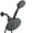 Oil-Rubbed Bronze / Coral Green Jets, variant on Antimicrobial/anti-clog High-pressure 30-setting Rainfall Shower Combo  Microban Nozzle Protection From Growth Of Mold Mildew & Brushed Nickel Finish/coral Green Jets