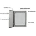 thumbnail image 4 of Outdoor Stainless Steel Electrical Box junction box Weatherproof Enclosure Box Wall-mounted Project Boxes for Electronics with Insulation Mounting Plate, 4 of 6
