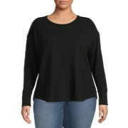 Terra & Sky Women's Plus Size Waffle Tee