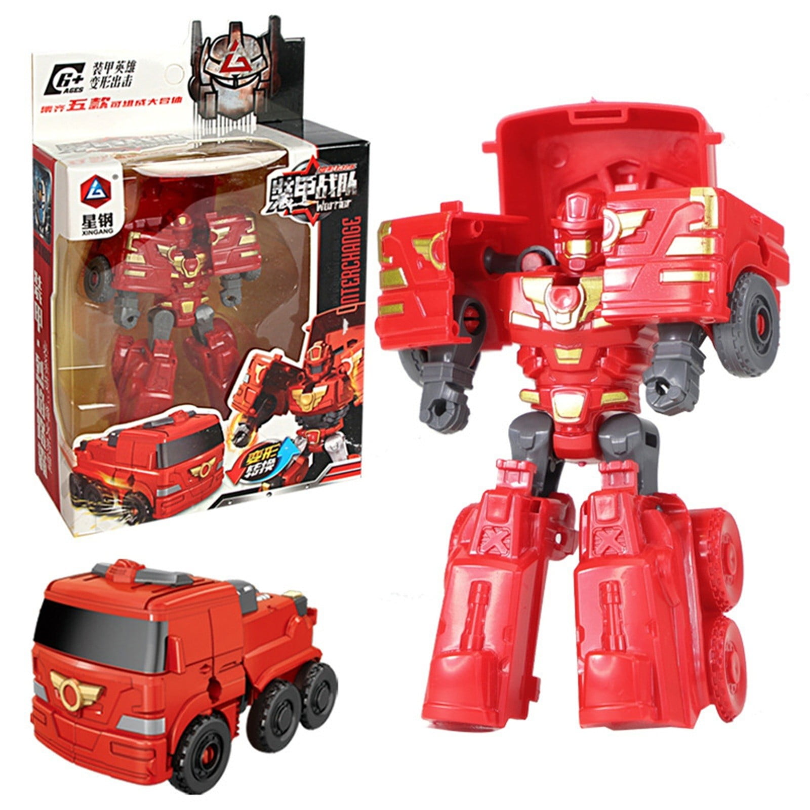 Transformer Action Figure For Kids Children Transformation Robot Truck Cars 