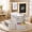 Grey, variant on Costway Kids Art Easel & Table & Bench Set with Double-Sided Adjustable Easel, Blackboard Pink