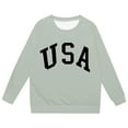 thumbnail image 3 of WMQPNNS Sweatshirts for Girls for Age 18-24 Months Oversized Pullover Letter Graphic Crewneck Sweatshirt Unisex Comfy and Soft Sweatshirts, Color Grey, 3 of 3