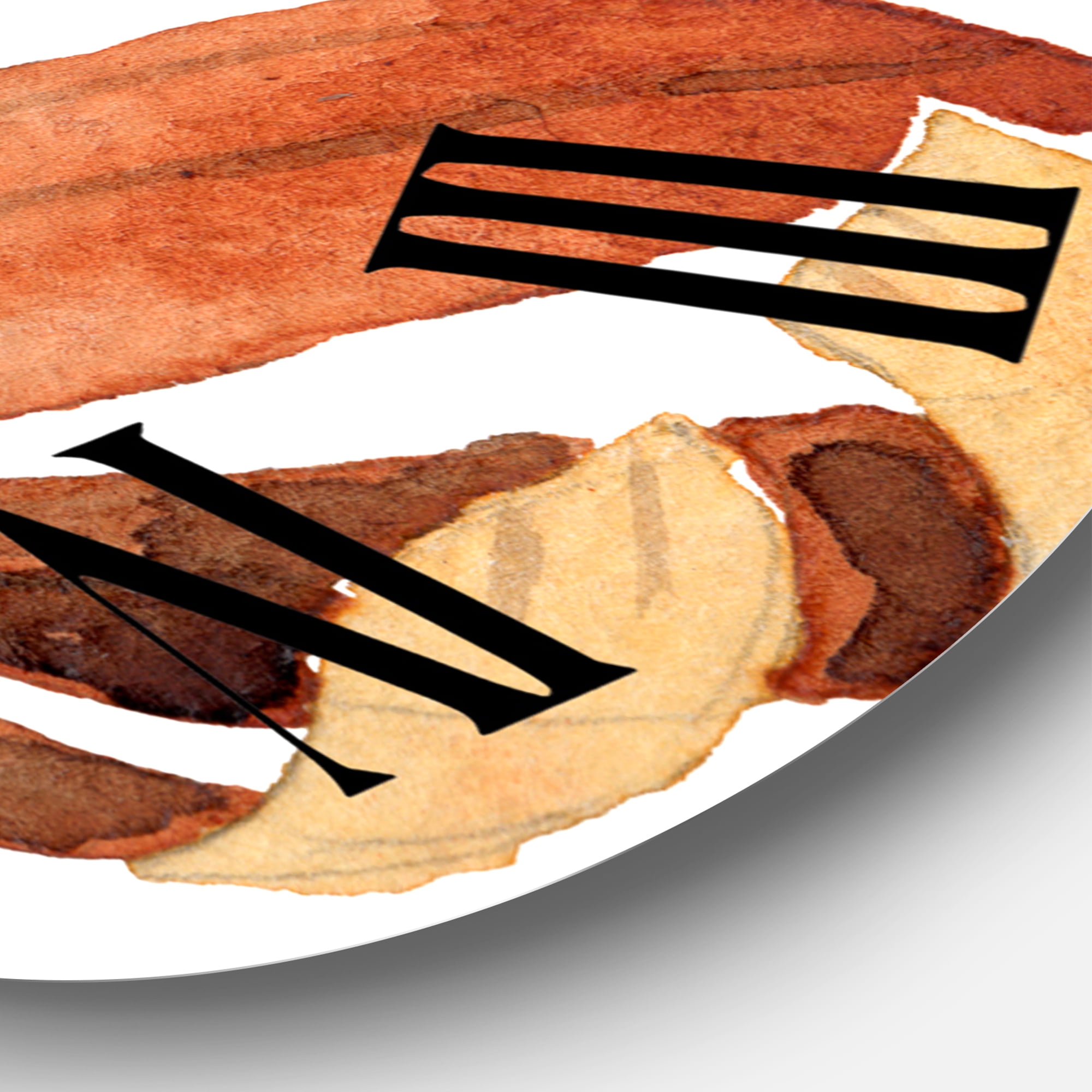 Designart 1 in Quartz Bohemian Wall Clock