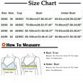 thumbnail image 2 of Hfnxid Women Bras Under $ 5.00,Woman's Embroidered Glossy Comfortable Breathable Bra Underwear No Rims, 2 of 4