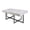 Gray, variant on Furniture of America Vasket Contemporary Metal 2-Drawer Coffee Table in White