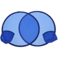 thumbnail image 4 of Shisuyan 2pcs Foldable Handheld Fans Summer Fans Round Folding Fans Portable Fans, 4 of 9