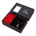 thumbnail image 2 of Agiferg Simulation Rose With Crystal Bracelet Gift Set Gift Box For Girl Mother, 2 of 2