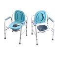 thumbnail image 1 of Commode Chaise de Toilette en Acier Robuste avec Accoudoirs de Chevet, 1 of 8